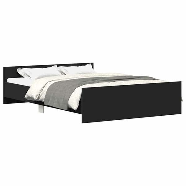 Maison Exclusive - Sengestel uden madras sort 150x200 cm Svart
