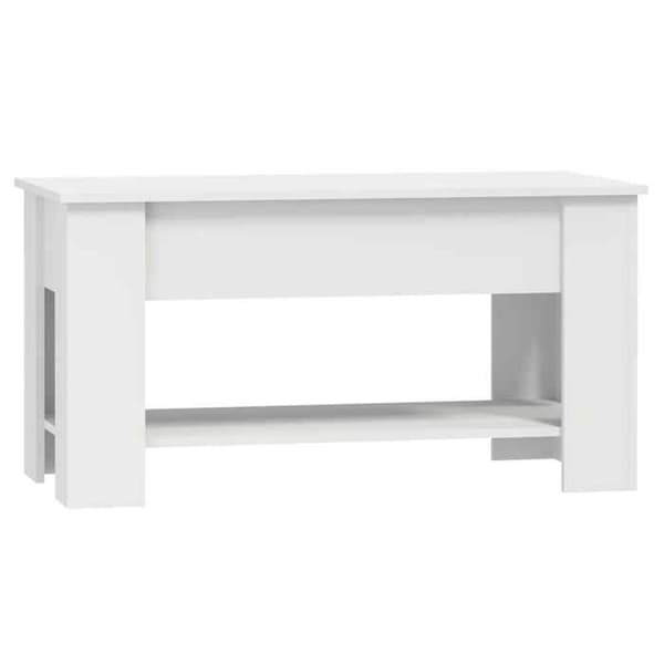 Bord - EKSKLUSIV HUS - 101x49x52 cm - Hvid - Hævebord - Opbevaring Vit