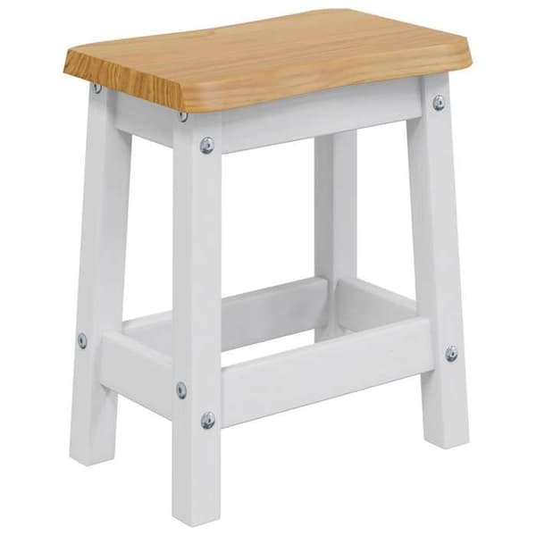 Maison Exclusive - Barstol EKAI 2 st Vit 40 x 29 x 45,5 cm