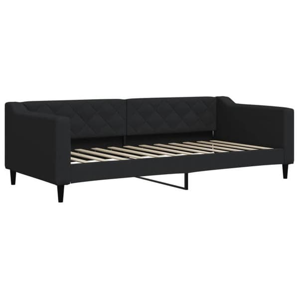 Maison Exclusive - Sengebund uden madras sort 90x200 cm stof