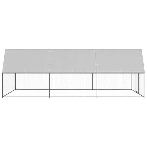 Maison Exclusive - Utomhus hönshus 3x6x2 m Galvaniserat stål