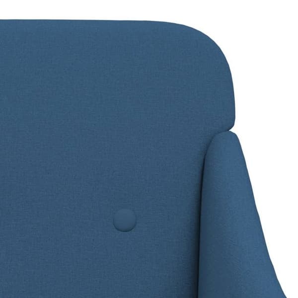 Fåtöljer & Relaxfåtöljer - MAISON EXCLUSIVE - 63x76x80 cm - Blå - Tyg (100% polyester) - Robust metallram Blå