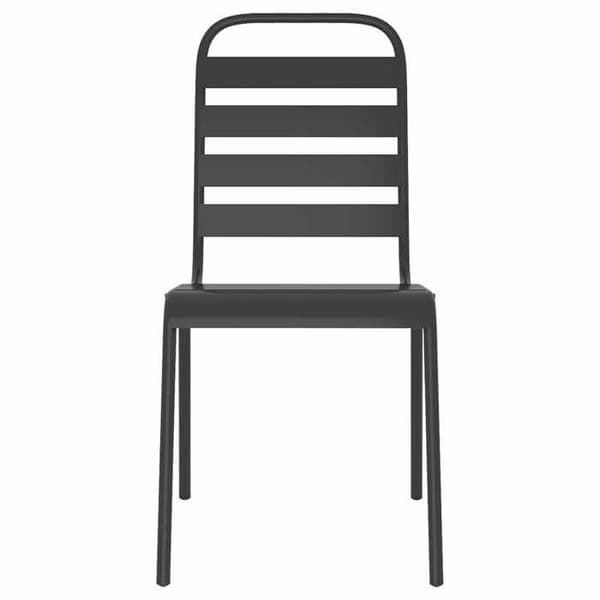 Maison Exclusive - Trädgårdsset 5 delar antracit stål