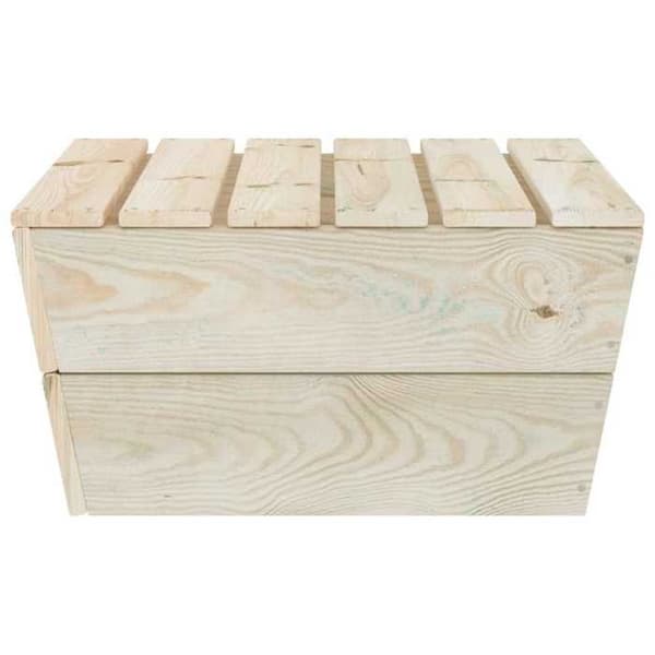 Maison Exclusive - Trädgårdsbord 2 st 60x60x30 cm Impregnerad gran