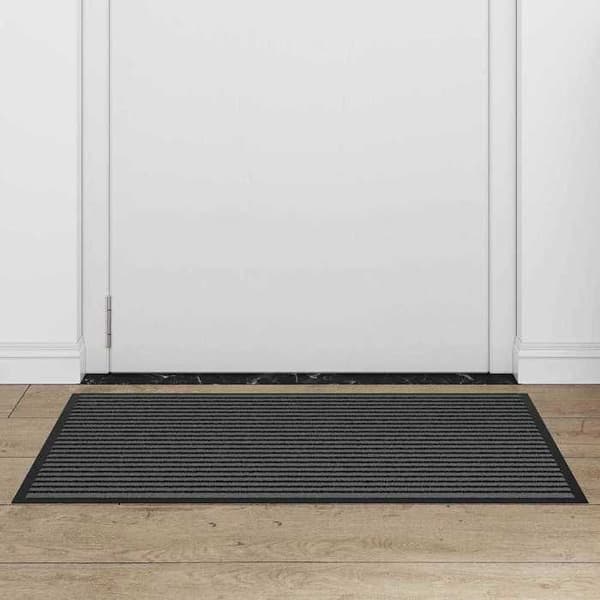 Maison Exclusive - Musta sisäänkäyntimatto 60 x 90 cm Polypropeeni