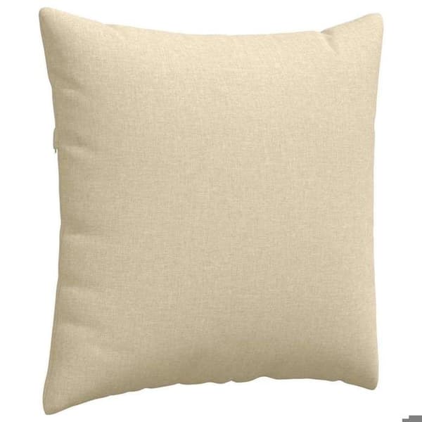 Maison Exclusive - Soffkuddar 2 st tyg Kräm 60 x 60 cm Grädde