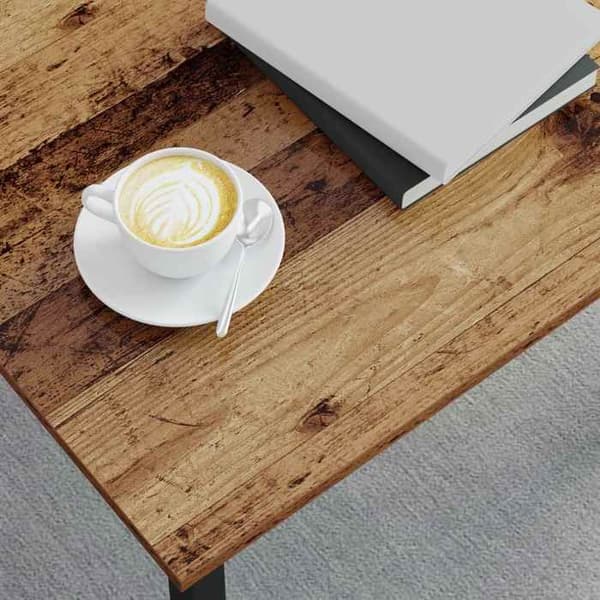 Bord - EKSKLUSIV HUS - Gammel træ - Ingeniørtræ - 60x60x36 cm - Rektangulær