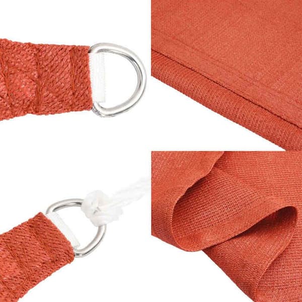 Maison Exclusive - Skuggsegling 160 g/m² Terrakotta 2x3 m PEHD
