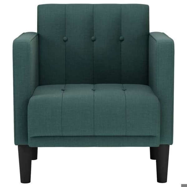 Maison Exclusive - Sofa stol med armlæn i mørkegrønt stof 53 cm