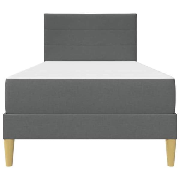 Sängram - EXKLUSIV HEM - Maison Exclusive - 100 x 200 cm - Mörkgrå - Lamellram Mörkgrå