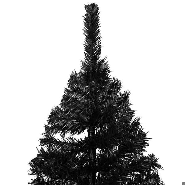Kunstig juletræ - EKSKLUSIV HUS - Forudbelyst - Sort - 240 cm - LED USB Svart
