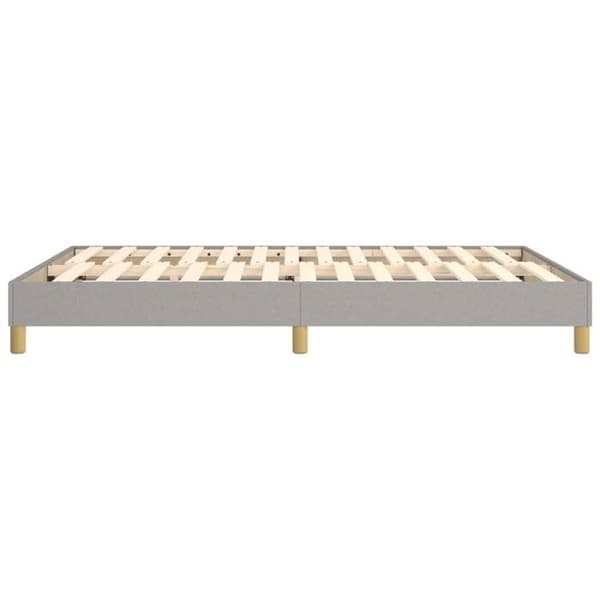 Maison Exclusive - Vaaleanharmaa jousipatja 140x190 cm kangas ljusgrått
