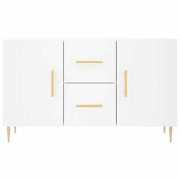 Maison Exclusive - Vit buffé 100x36x60 cm ingenjörsträ