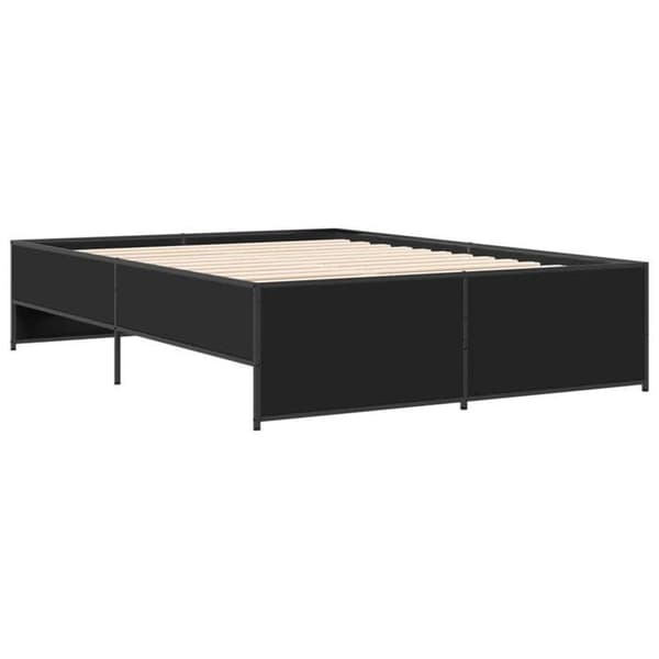 Maison Exclusive - Sengestel uden madras sort 140x190 cm
