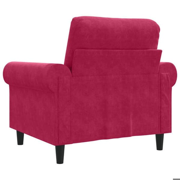 Maison Exclusive - Rød bordeaux Stol 60 cm Velour