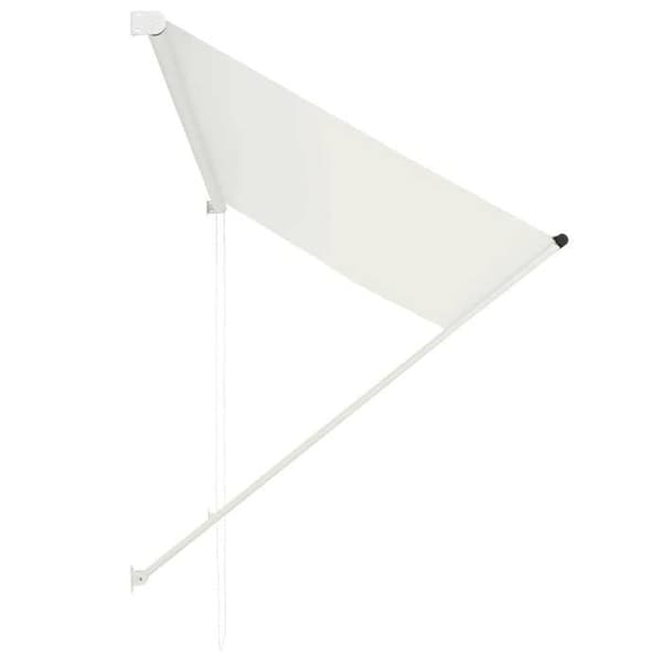 Fällbart tak - Exklusivt hus - 250x150 cm - Kräm - 100% polyester med PA-beläggning Grädde