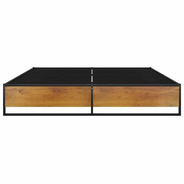 Sengestel - EKSKLUSIV HUS - 180x200 - Sort - Metal - Lamelseng Svart