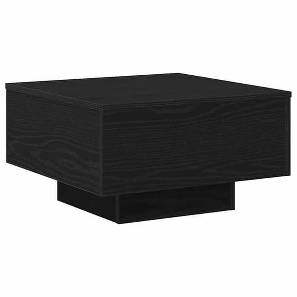 Maison Exclusive - Sort egetræ sofabord 55 x 55 x 31 cm svart ek