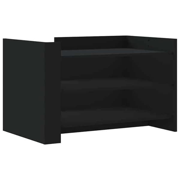 Bord - EKSKLUSIV HUS - 80x50x50 cm - Sort - Ingeniørtræ - Modulerbar opbevaring Svart