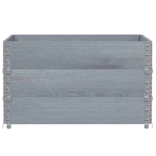 Jardinière - MAISON EXCLUSIVE - Pino - Harmaa - 100x100 cm Grå