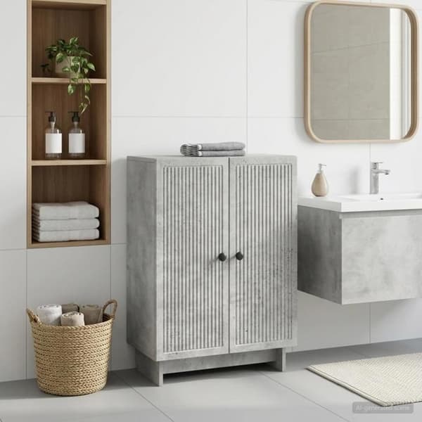 Maison Exclusive - Badeværelsesopbevaringsmøbel EDE Grå beton