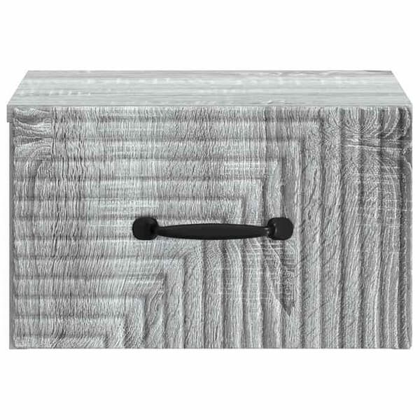 Maison Exclusive - Sonoma harmaa seinähyllyyöpyöre 34,5 x 33 x 20 cm