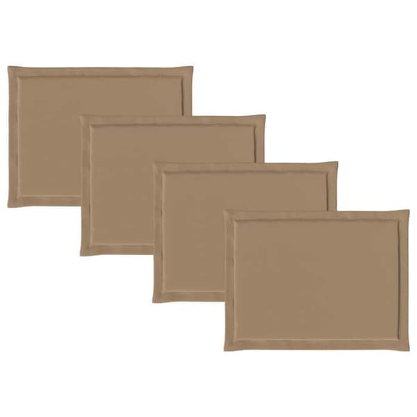 Maison Exclusive - Istuintyynyt 4 kpl Polyesteri Taupe 47 x 36 x 2 cm Mol