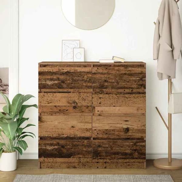 Maison Exclusive - Buffet gammel træ 100x35x99 cm ingeniørtræ