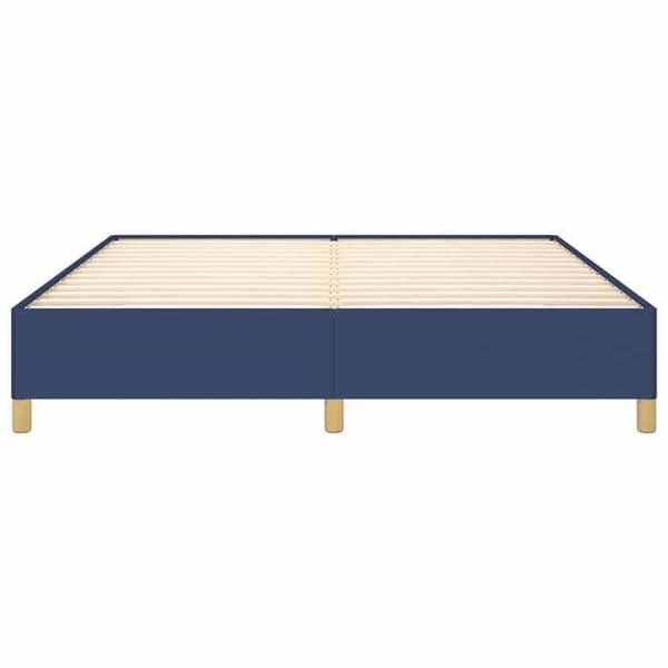 Sengestel - EKSKLUSIV HUS - 160x200 cm - Blå - 100% polyester stof - Lamelseng Blå