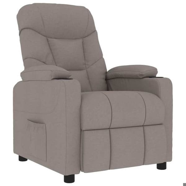Maison Exclusive - Massage stol Taupe Stof