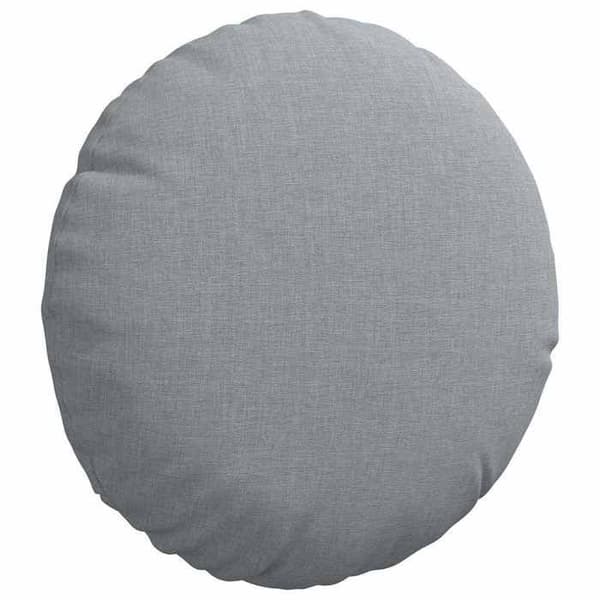 Maison Exclusive - Sittkuddar 2 st Tyg Ljusgrå Ø30 x 13 cm Ljusgrått