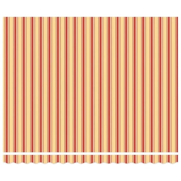 Maison Exclusive - Fällbart tak i gult och orange 400 × 350 cm