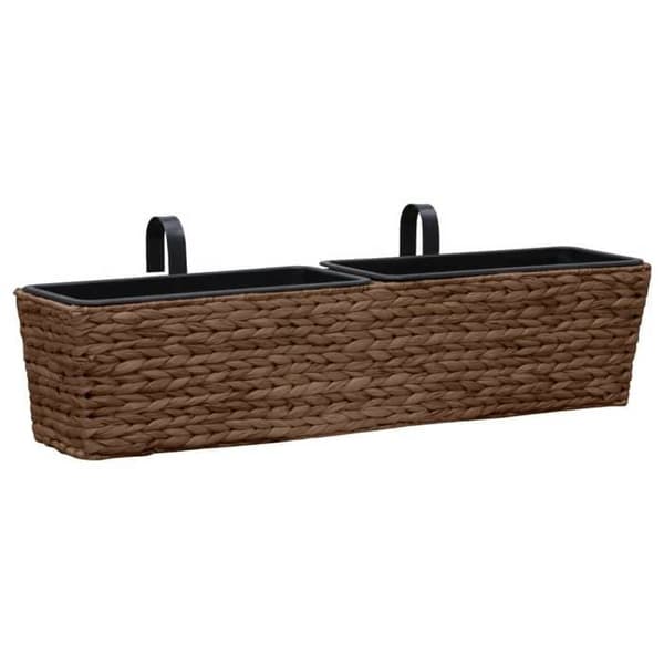Maison Exclusive - Blomkrukor 2 st vattenhyacint brun