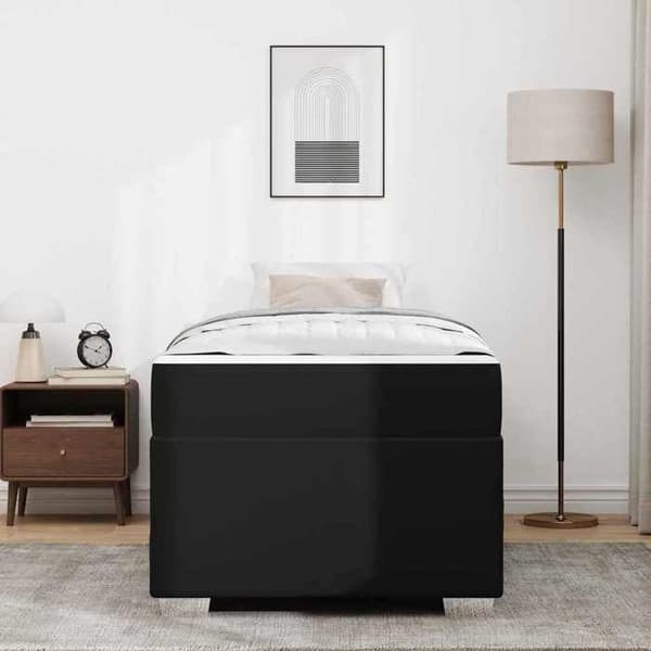 Maison Exclusive - Sängram Svart 80 x 200 cm PVC