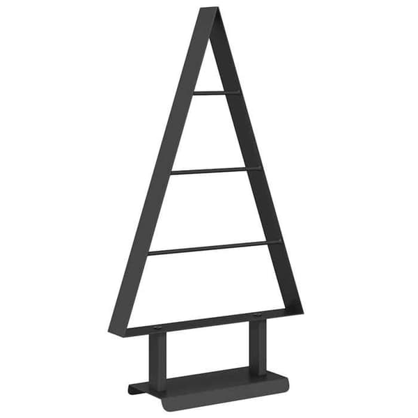 Juletræ - EKSKLUSIVT HUS - 60 cm - Stål - Mat sort - Minimalistisk design Svart