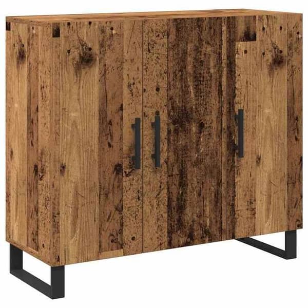 Maison Exclusive - Buffé i gammalt trä 90 x 34 x 80 cm Ingenjörsträ