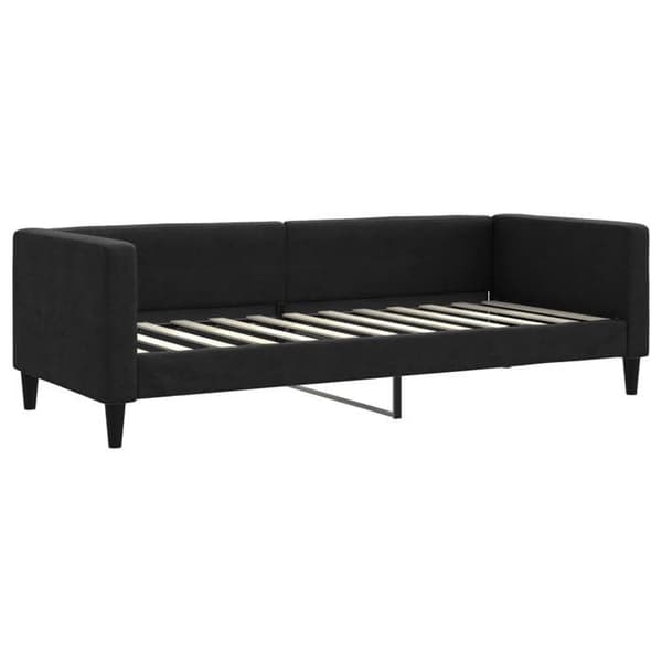 Maison Exclusive - Sengebænk uden madras sort 80x200 cm stof