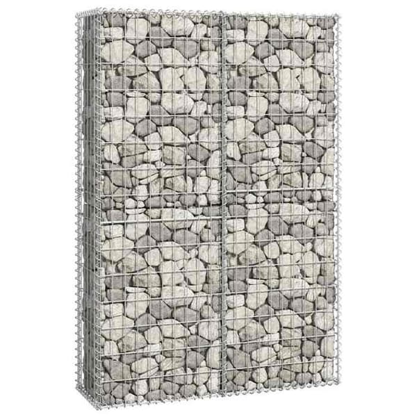 Maison Exclusive - Gabionkorg med lock Galvaniserad tråd 150x100x30 cm