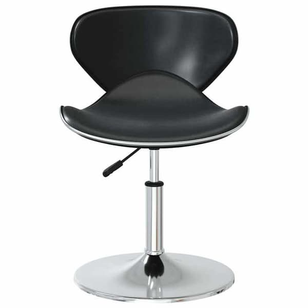 Maison Exclusive - Matstolar set om 6 svart konstläder