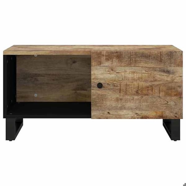 Maison Exclusive - Sofabord 80x50x40 cm Solid mango træ og ingeniørtræ