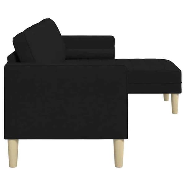 Maison Exclusive - Musta Sohvaryhmä 173 x 131 x 67 cm Polyesteri Svart