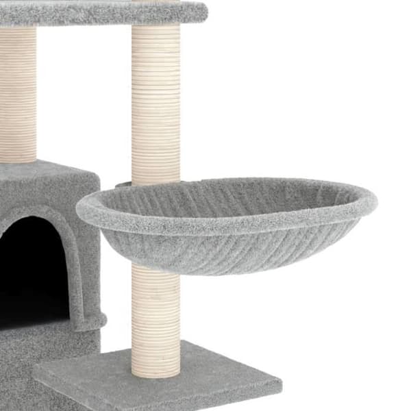 Maison Exclusive - Kattekradsetræ med sisal kløer Lys grå 175 cm Ljusgrått