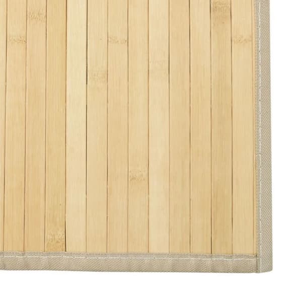 Maison Exclusive - Rektangulär matta i ljus naturlig färg 60x400 cm bambu