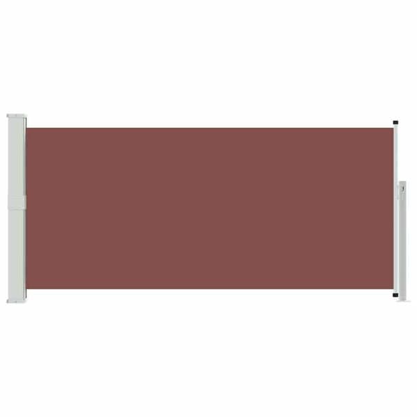 Maison Exclusive - Retractable sidotak 140 x 300 cm Brun brun