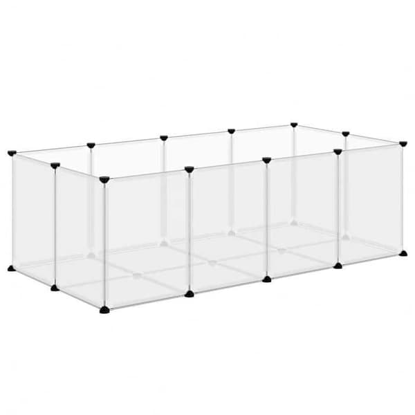 Kasser & bure - MAISON EXCLUSIVE - 144x74x46,5 cm - Vandafvisende PP-paneler - Stålrammer - Nem montering