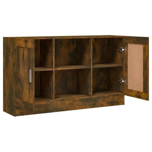 Maison Exclusive - Buffet Røget Eg 120x30,5x70 cm Ingeniørtræ