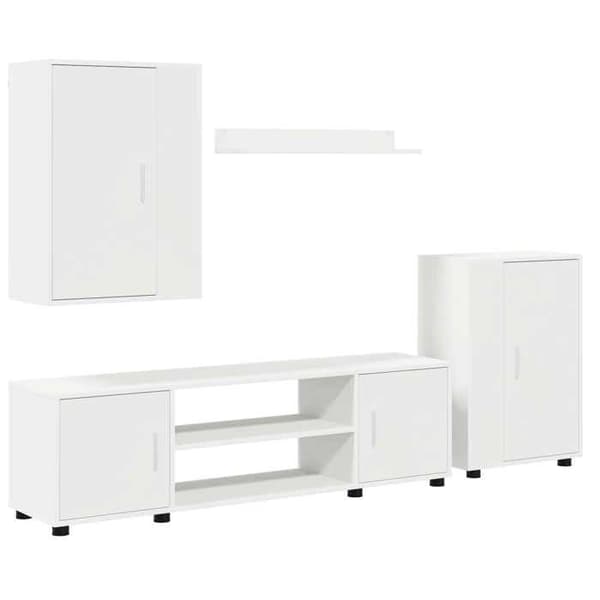 Maison Exclusive - TV-møbel sæt 140 x 40 x 33 cm Hvid Vit