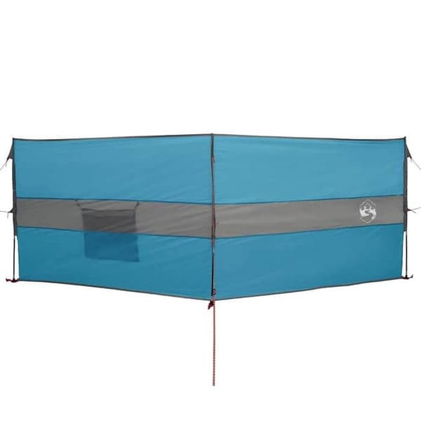 Maison Exclusive - Blå campingvindskydd 344x120 cm vattentät