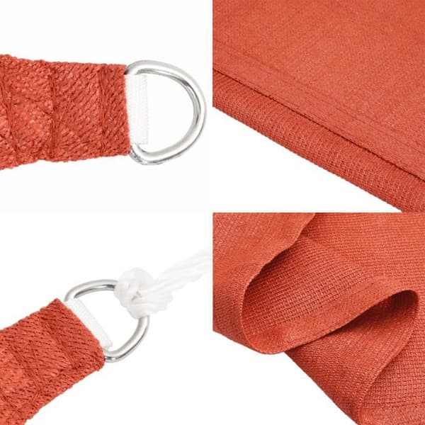 Maison Exclusive - Skuggnät 160 g/m² rektangulär terrakotta 3,5x5 m PEHD