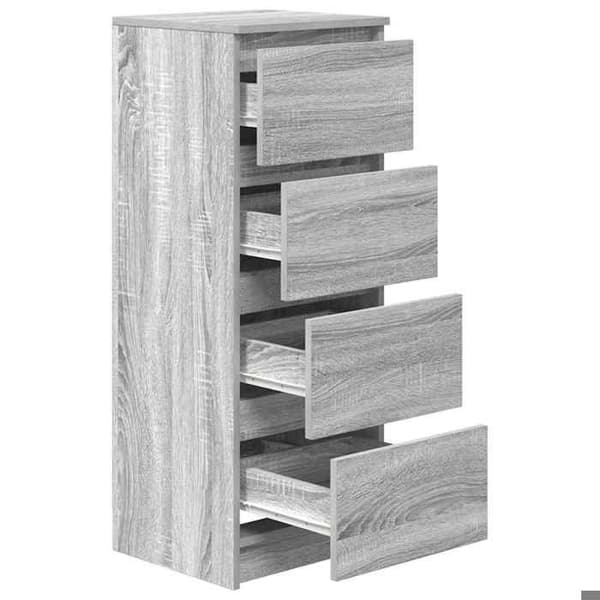 Maison Exclusive - Buffé Sonoma grå 37,5x35x99 cm ingenjörsträ sonoma grå